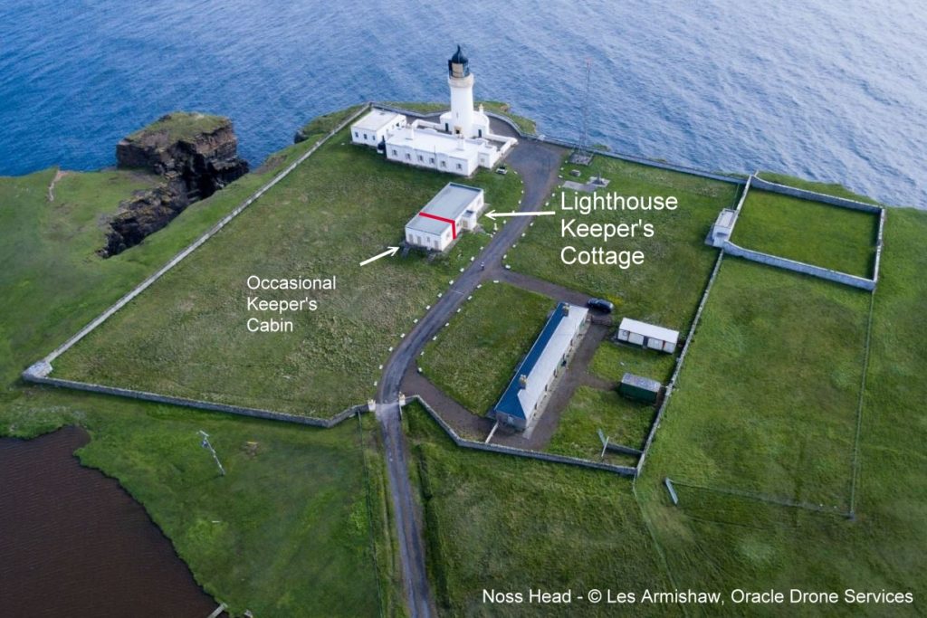 Areal photograph of the Lighthouse compound
