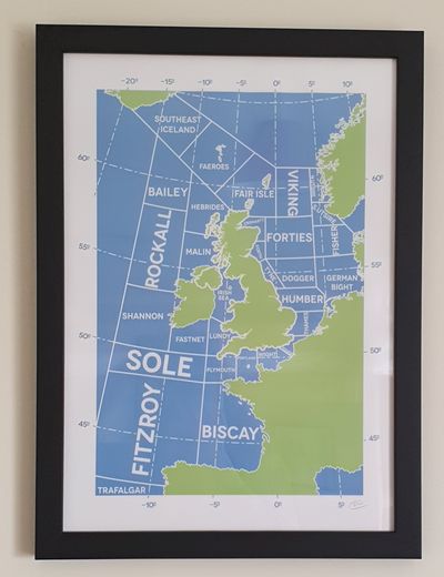 Tabitha Mary - Shipping Forecast Map