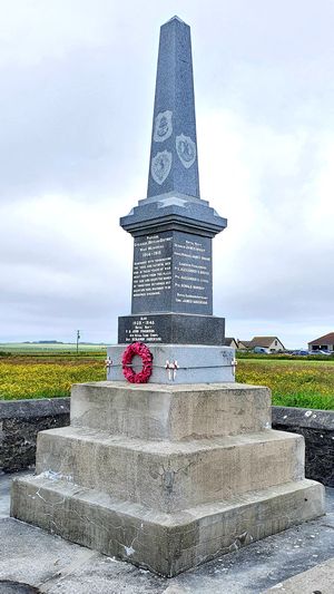 The War Memorial at Staxigoe