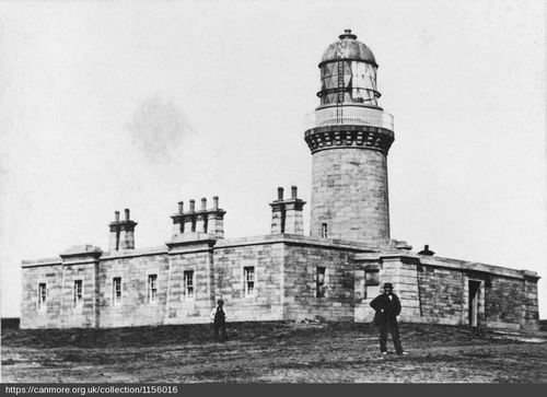 Noss Head Lighthouse in the 19th Century - Canmore